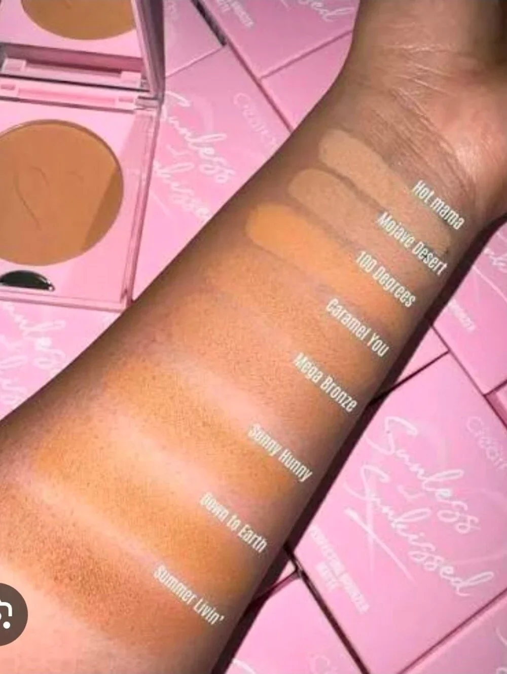 Beauty Creations Sunless & Sunkissed Perfecting Bronzer Matte in Hot Mama 0.23oz